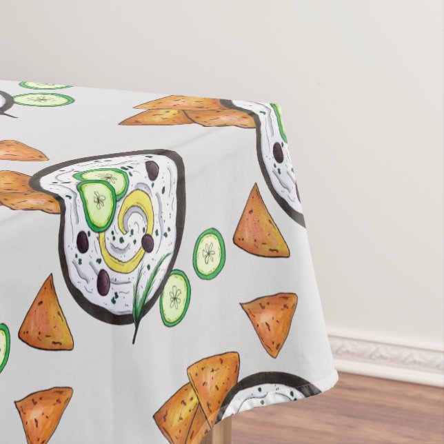 Mantel Tzatziki Grasa de Meze Griega Alimentos Mediterrán (In Situ)