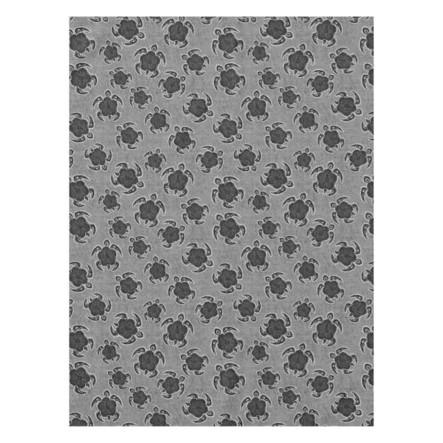 Mantel Uhane Honu Hibiscus Batik Turtle Hawaiano (Anverso)