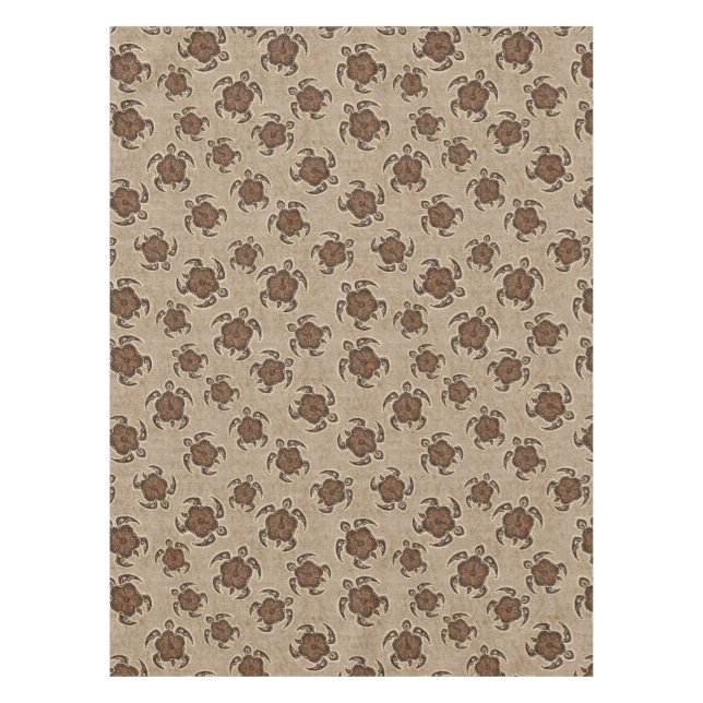Mantel Uhane Honu Hibiscus Batik Turtle Hawaiano (Anverso)