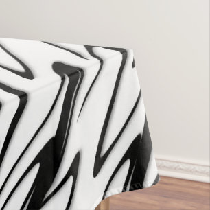 Mantel Un arte moderno abstracto de línea enérgica