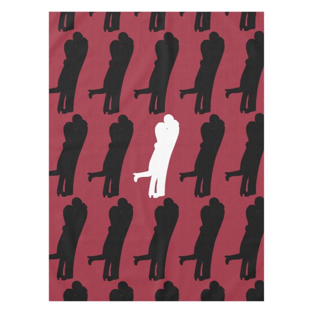 Mantel Un beso en pareja (Anverso)