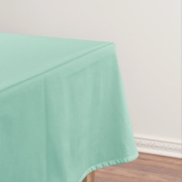 Mantel Un color sólido apagado a menta suave.
