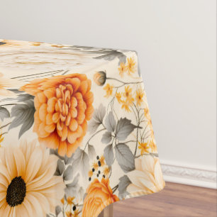 Mantel Un diseño de serie floral de otoño 1