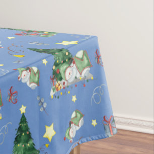 Mantel Un elegante patrón de vacaciones en Snowman