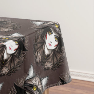 Mantel Un retrato cursi de bruja de Gato de Brujas Hallow