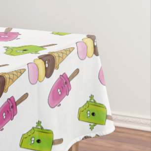 Mantel Un trío de personalizado de helados de helado de s