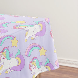 Mantel Unicornio durmiente con estrella de tiro colorido