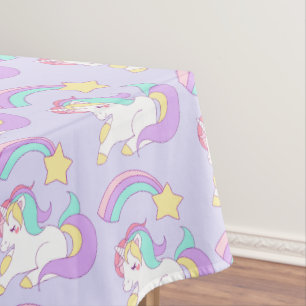 Mantel Unicornio durmiente con estrella de tiro colorido