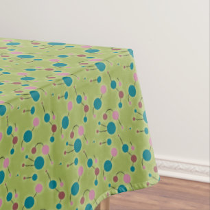Mantel Universo Dotado Retro Verde