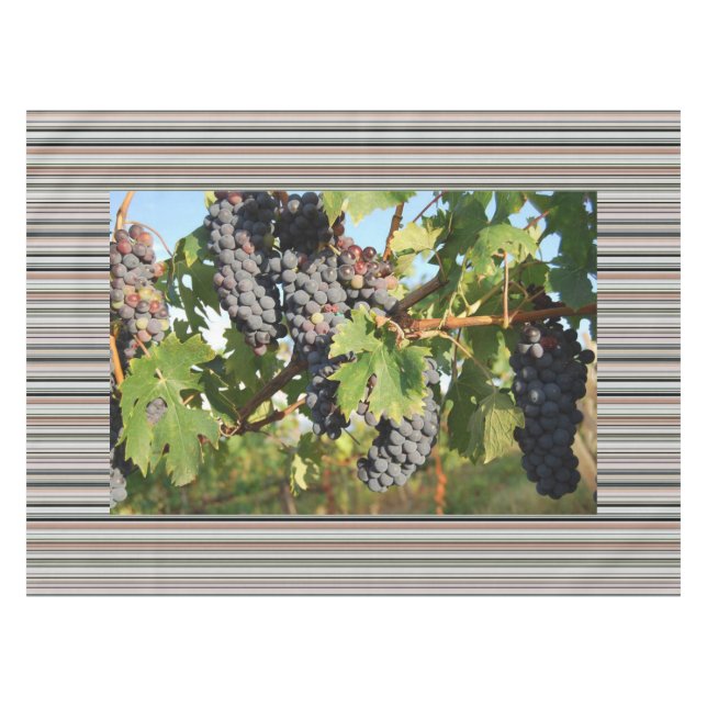 Mantel Uvas de vino en vid (Frente (Horizontal))