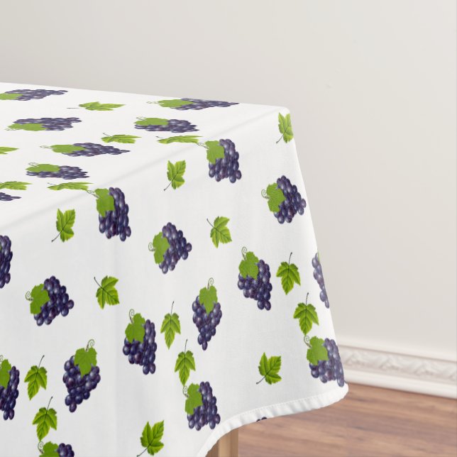 Mantel Uvas sobre Blanco (In Situ)