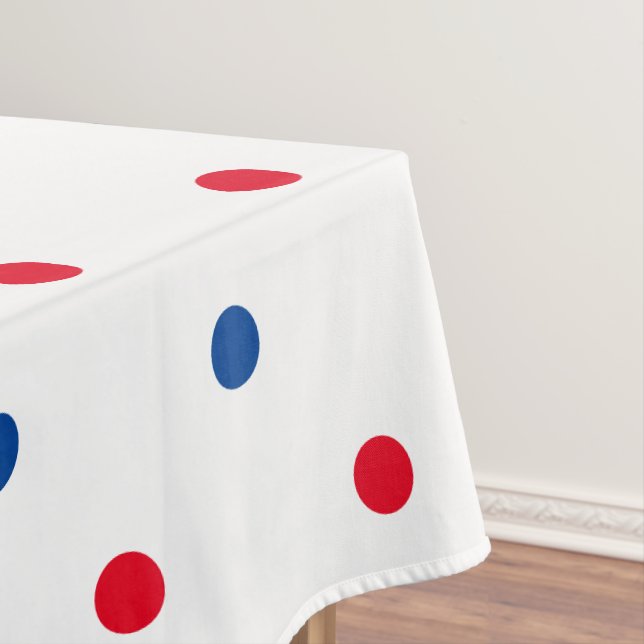 Mantel Vacaciones patrióticas en forma de punto de polka  (In Situ)
