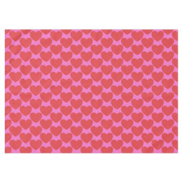 Mantel Valentine's Day Pink and Red Heart Pattern Party
