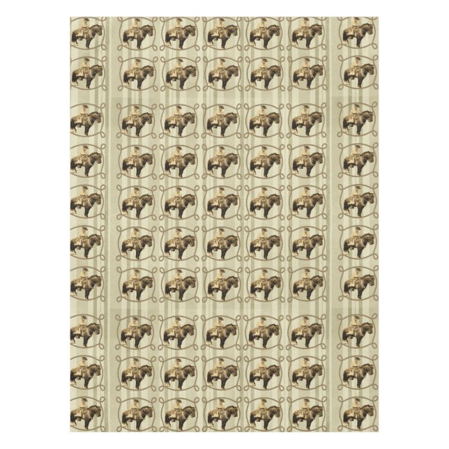 Mantel Vaquero Vintage de la Mesa Occidental (Anverso)