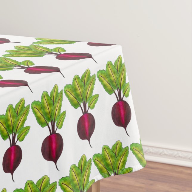 Mantel Vegetales de jardín de raíz de remolacha roja (In Situ)