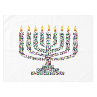 Mantel Vela colorida de Hanukkah