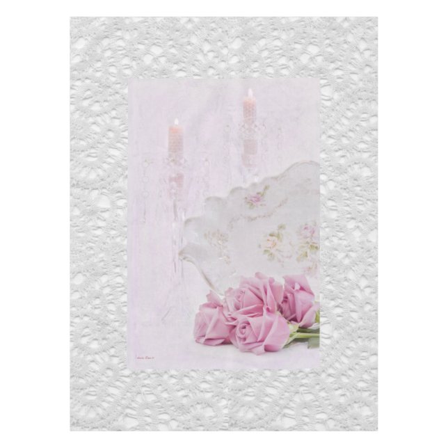 Mantel Velas y Rosas (Anverso)