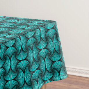 Mantel Ventilador de vieira 3D geométrico gráfico Turques