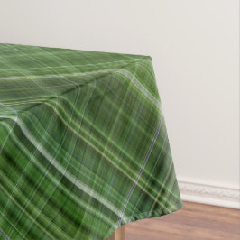 Mantel Verano Árboles verdes y blancos