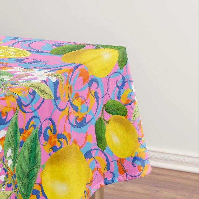 Mantel Verano ,cítrico,boho ,bohemio,floral mediterráneo (In Situ)
