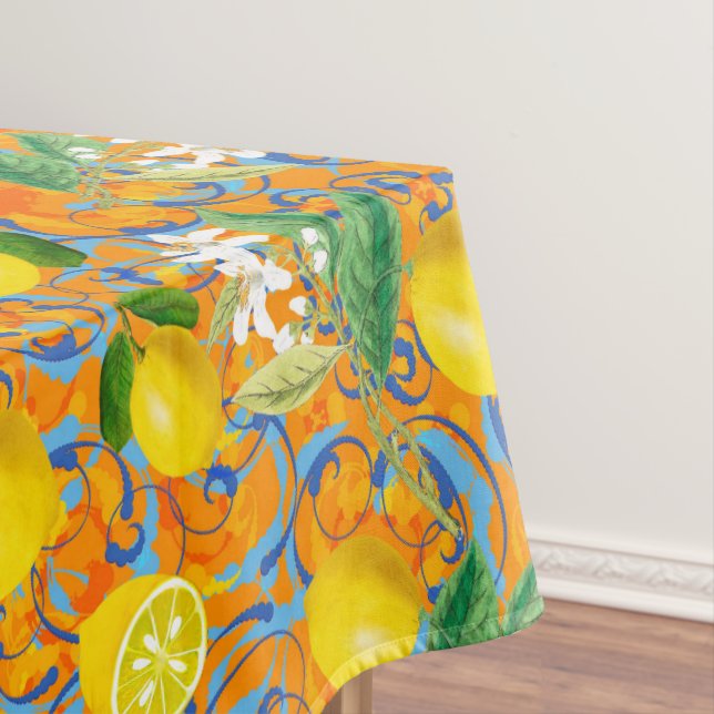 Mantel Verano ,cítrico,boho ,bohemio,floral mediterráneo (In Situ)