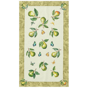 Mantel Verano de 60"x104" Green Pear y Mariposa