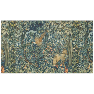 Mantel VERDAD, ANIMALES FORESTALES Pheasant, Fox, Green F