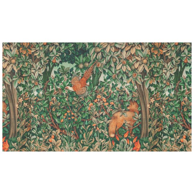 Mantel VERDAD, ANIMALES FORESTALES Pheasant, Red Fox, Gre (Frente (Horizontal))