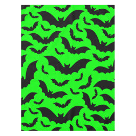 Mantel verde ácido murciélagos vampiros de halloween góti