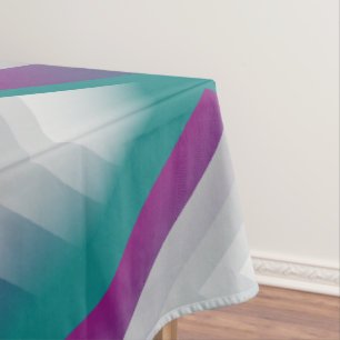 Mantel Verde azul magenta gris