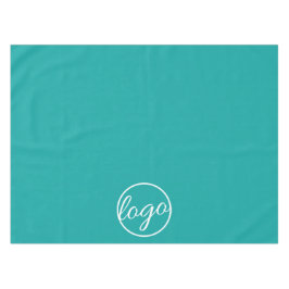 Mantel Verde azulado del logotipo comercial del programa
