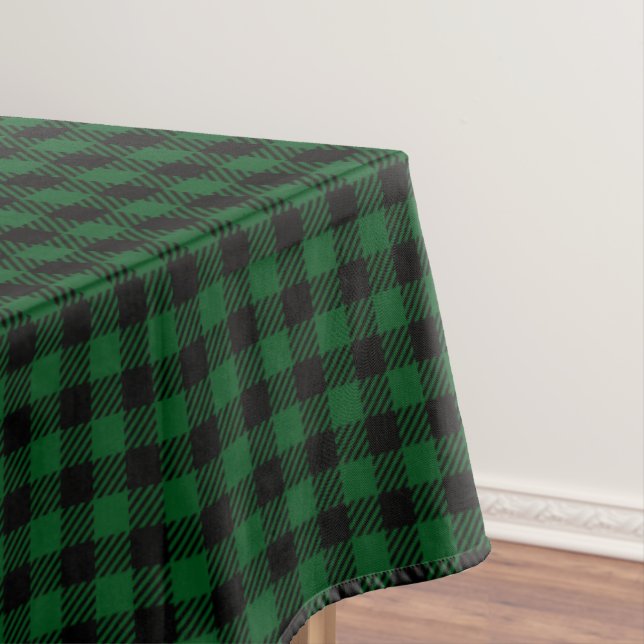 Mantel Verde Buffalo Check (In Situ)