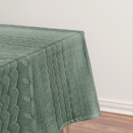 Mantel Verde del rastro del neumático de coche de la