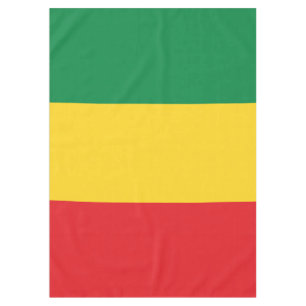 Mantel Verde, oro (amarillo) y bandera de los colores