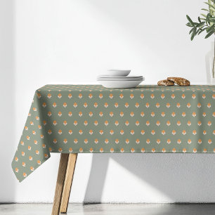 Mantel Verde Pastel Acento Floral Groovy 70