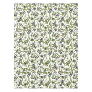 Mantel Verde Salvia Acuarela Francés Campo Olivo