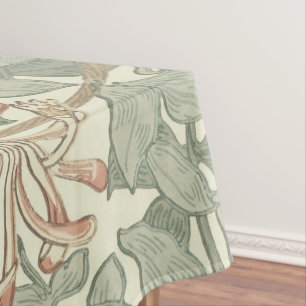 Mantel Verde Suave Vintage William Morris Honeysuckle
