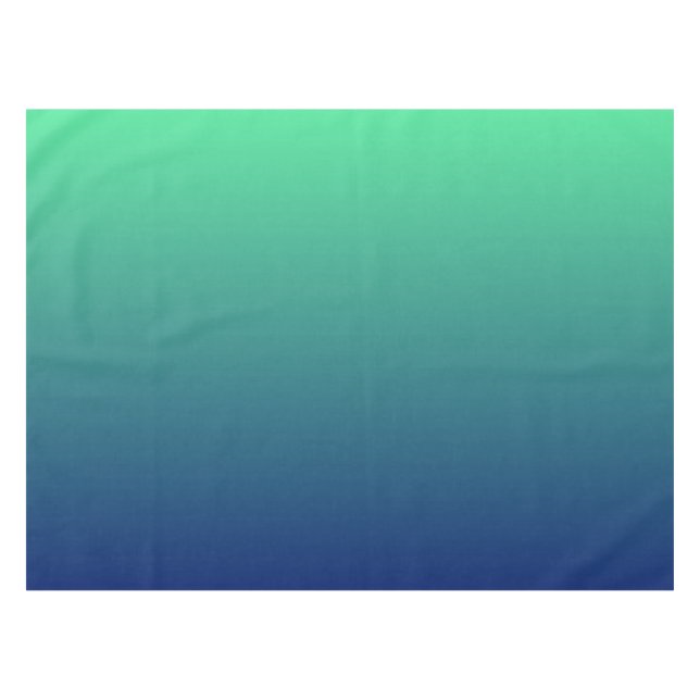 Mantel Verde y azul oscuro (Frente (Horizontal))