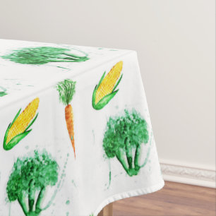 Mantel Verduras orgánicas de la acuarela