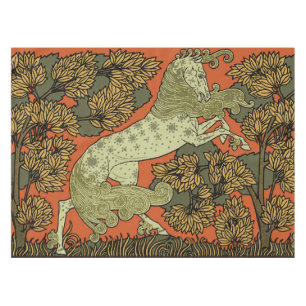 Mantel Verneuil Arte Nouveau Caballo: Ecuestre Vintage
