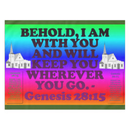 Mantel Verso de la biblia a partir del 28:15 de la