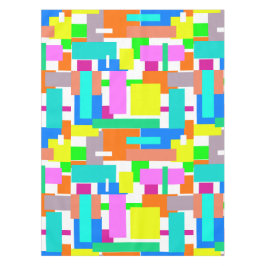 Mantel Vibes positivas Colores felices Resumen Bloques de