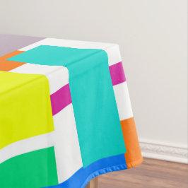 Mantel Vibes positivas Colores felices Resumen Bloques de