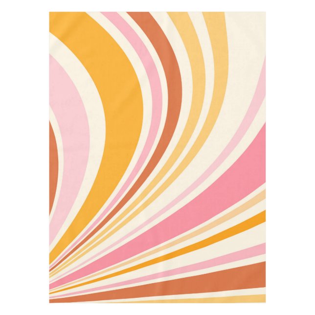 Mantel Vibes retro coloridas (Anverso)