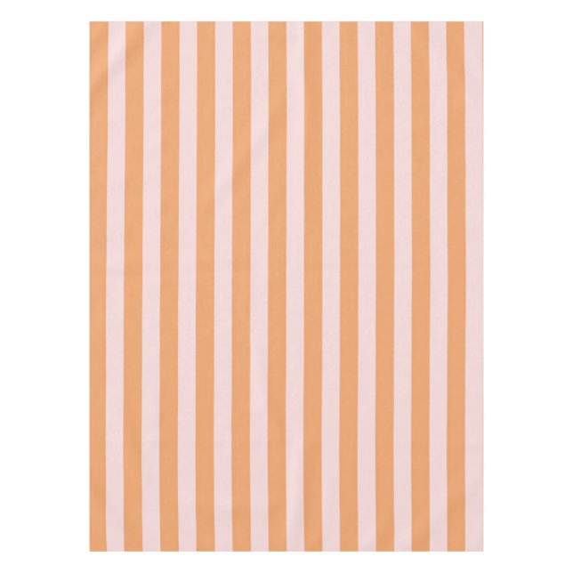 Mantel Vibrant Boho Orange & Pink Stripes Spring & Summer (Anverso)