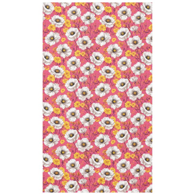 Mantel Vibrante patrón floral (Anverso)