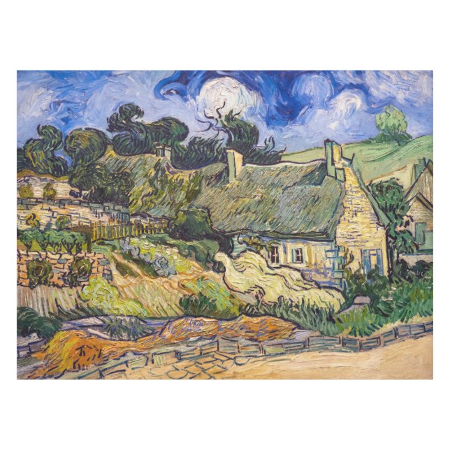 Mantel Vincent Van Gogh - Casas de paja en Cordeville (Frente (Horizontal))