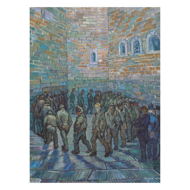 Mantel Vincent van Gogh - El patio de la prisión (Anverso)