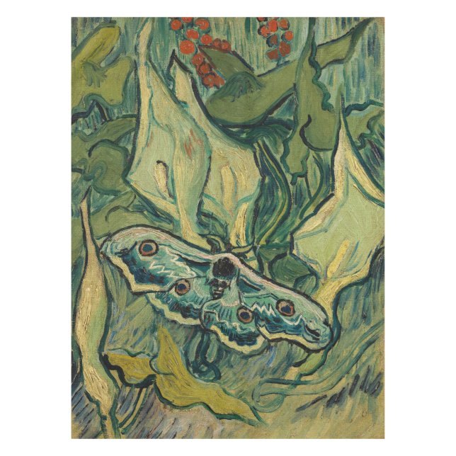 Mantel Vincent van Gogh - Giant Peacock Moth (Anverso)