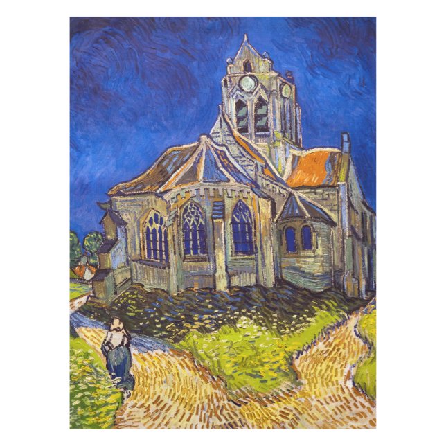 Mantel Vincent van Gogh - La Iglesia de Auvers (Anverso)